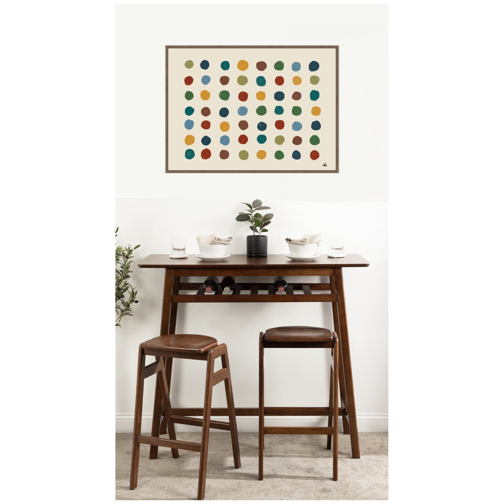 Meditation No.
3 by Kelly Knaga Framed Canvas Wall Art Print