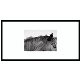 Auburn by Alicia Bock Framed Wall Art Print showing a gallery wall setting with warm toned artwork and a hardwood floor