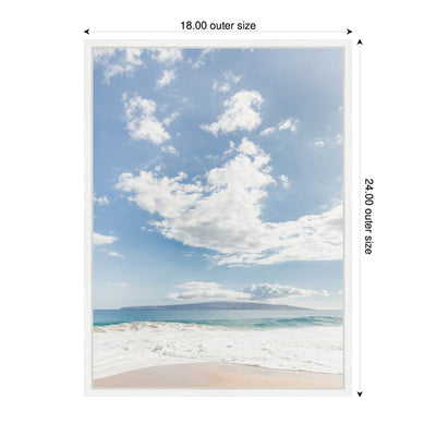 Sylvie Beach Framed Canvas by Alicia Abla