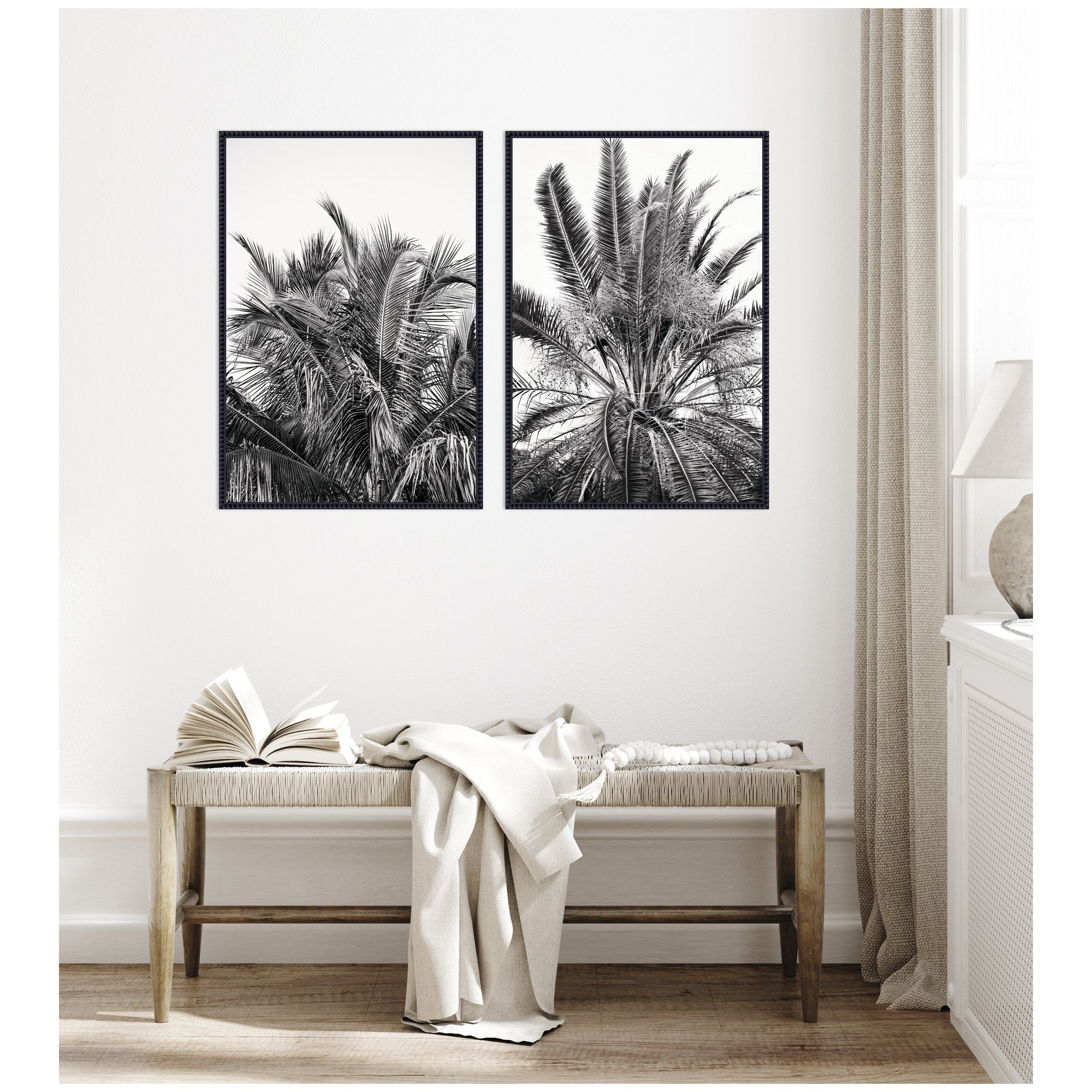 Palms No.
13 & No.15 2 Piece Framed Canvas Wall Art Set by Alicia Bock