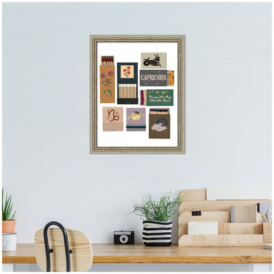 Capricorn Matchbooks 14x18 FC by Megan Ryan Framed Wall Art Print