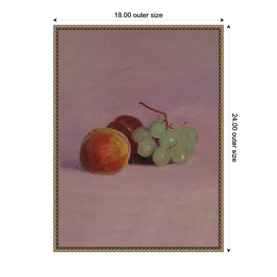 Still Life with Fruit 1905 Odilion Redon Vertical by Nostalgia Prints Framed Canvas Wall Art Print