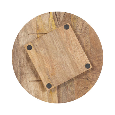 Halsey Round Lazy Susan Tray