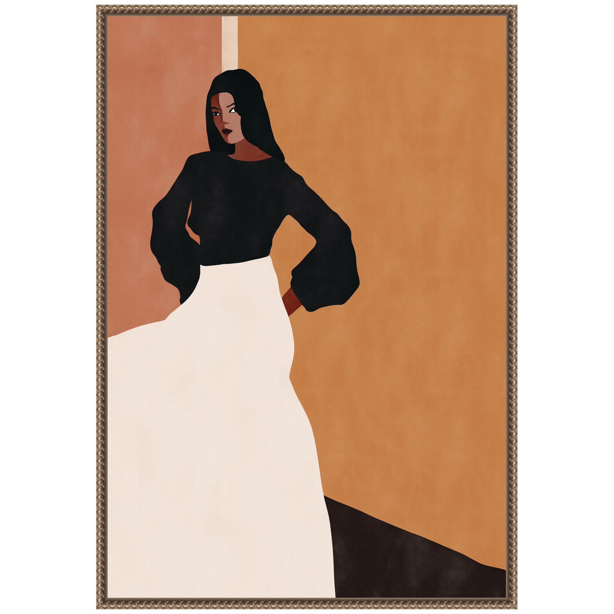 Sylvie Seville Framed Canvas by Alexander Ginzburg
