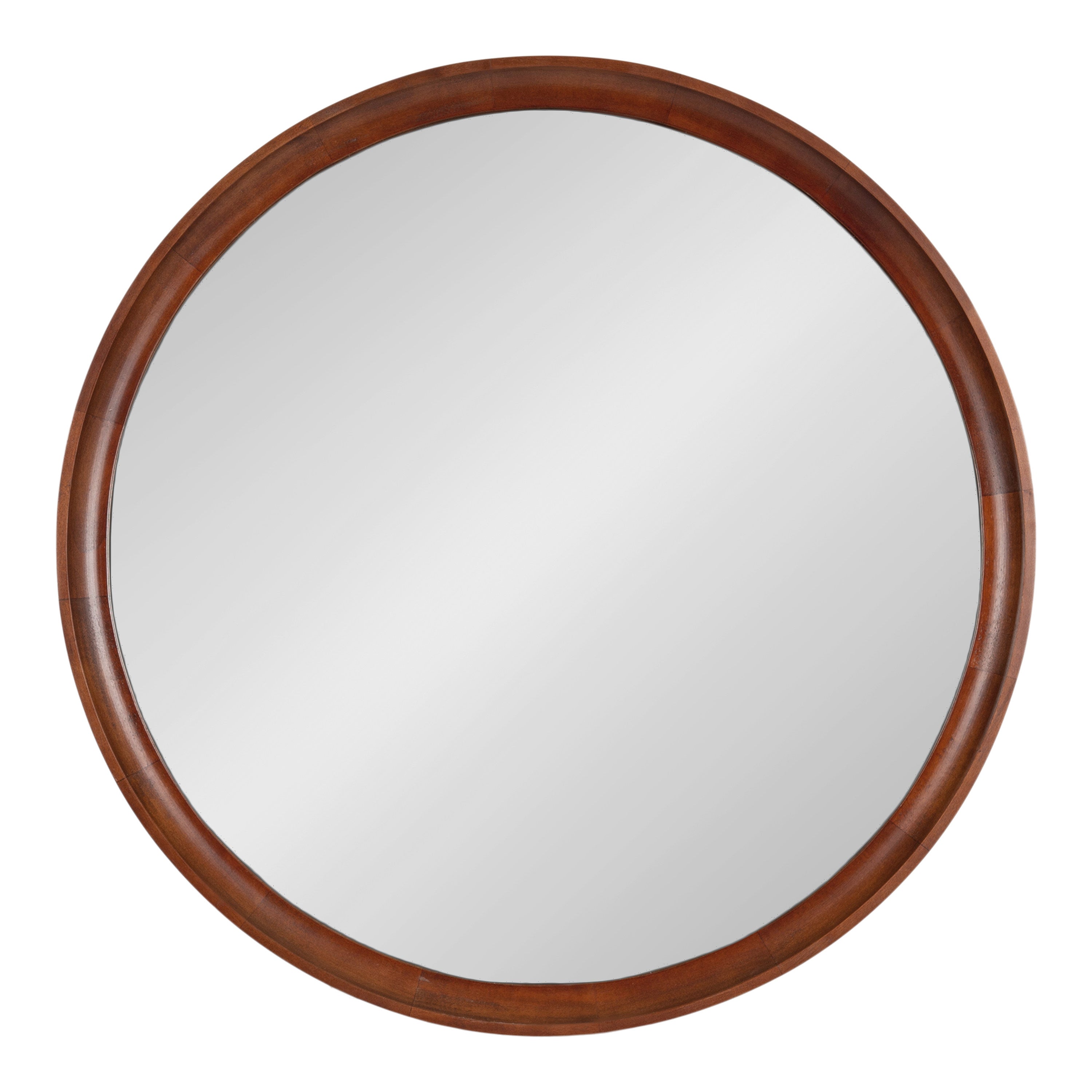 Hatherleigh Round Wood Wall Mirror