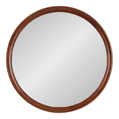 Hatherleigh Round Wood Wall Mirror