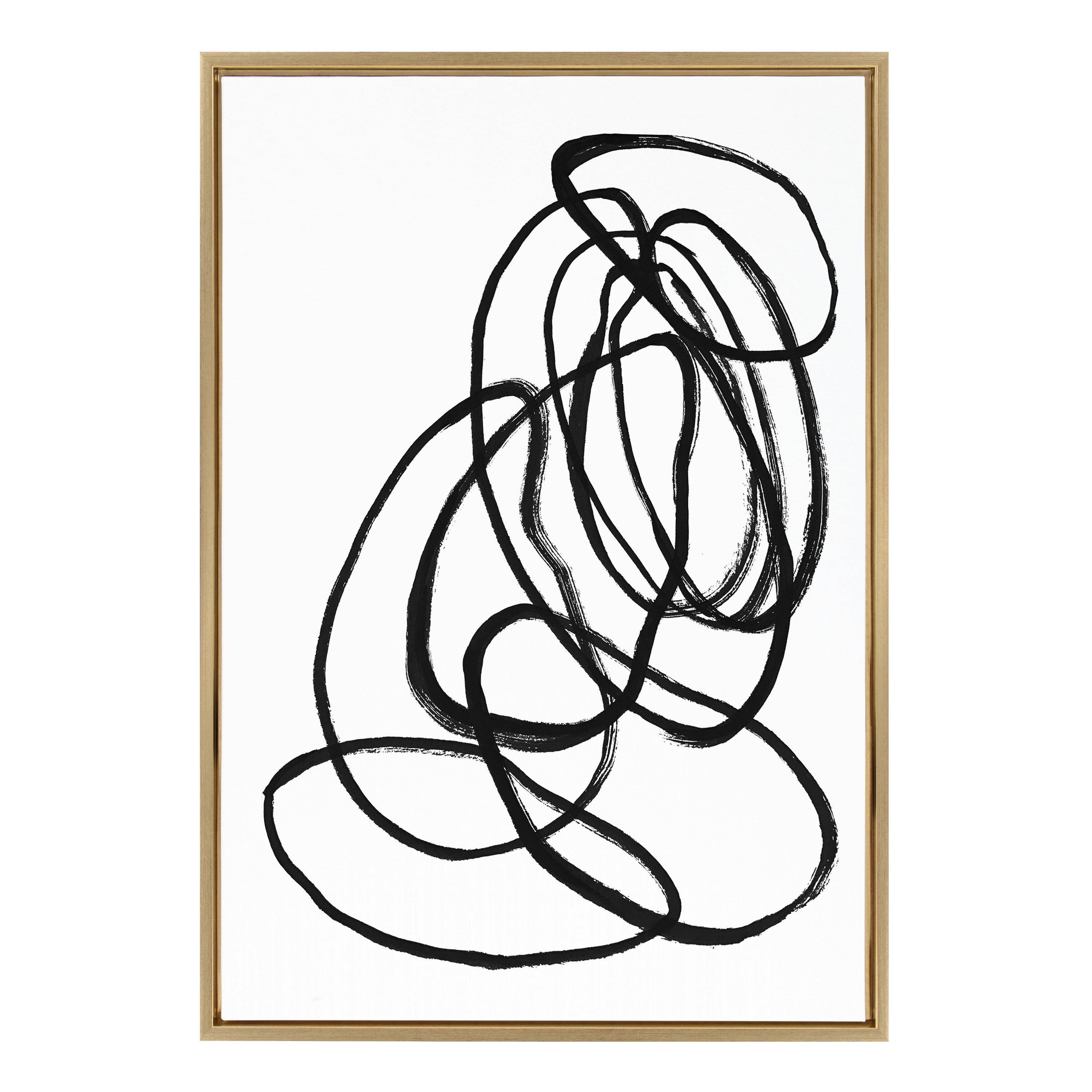 Sylvie Ring of Light 2 Framed Canvas