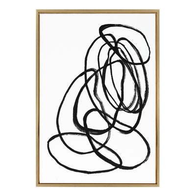 Sylvie Ring of Light 2 Framed Canvas