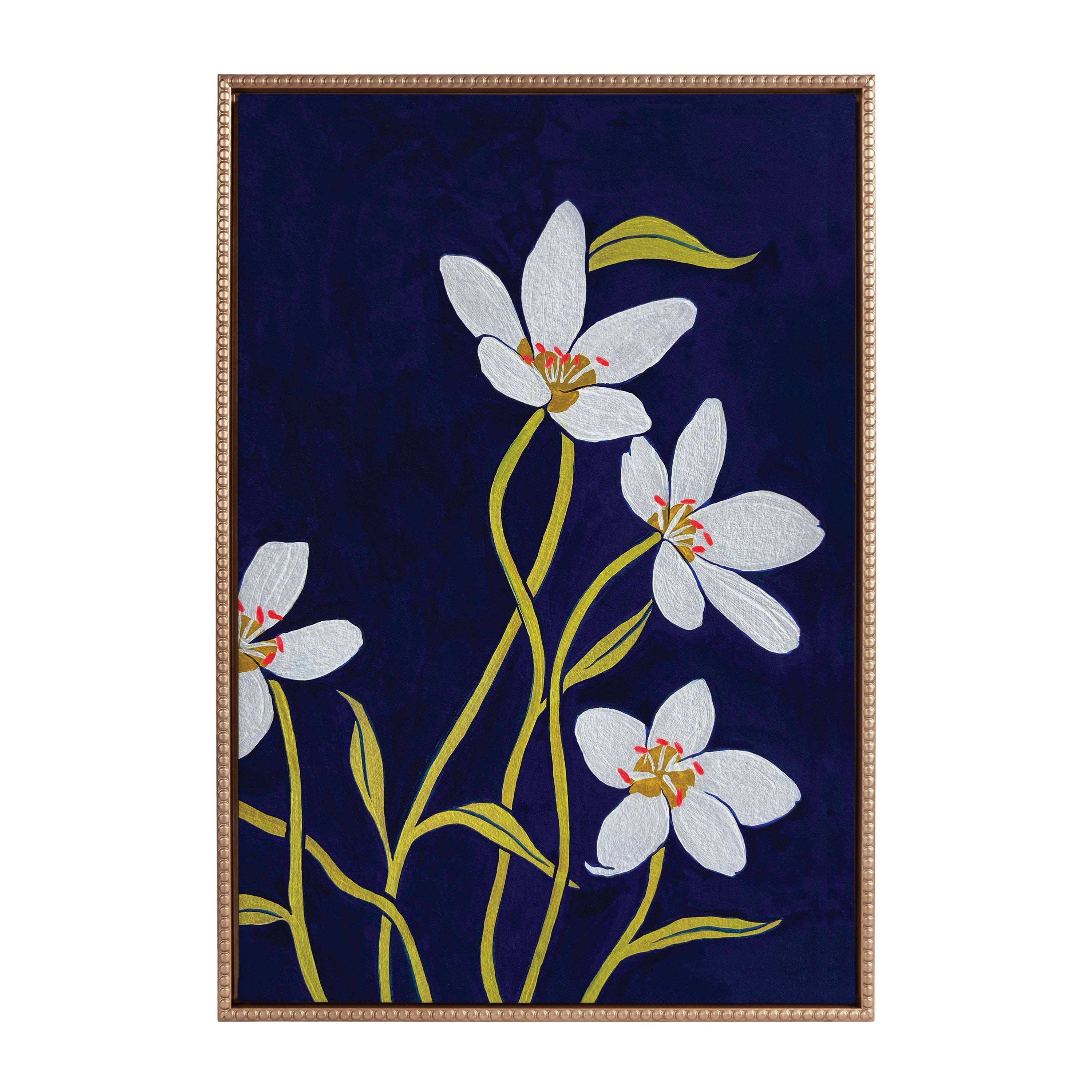 Sylvie Spring Beauties Framed Canvas by Emma Daisy