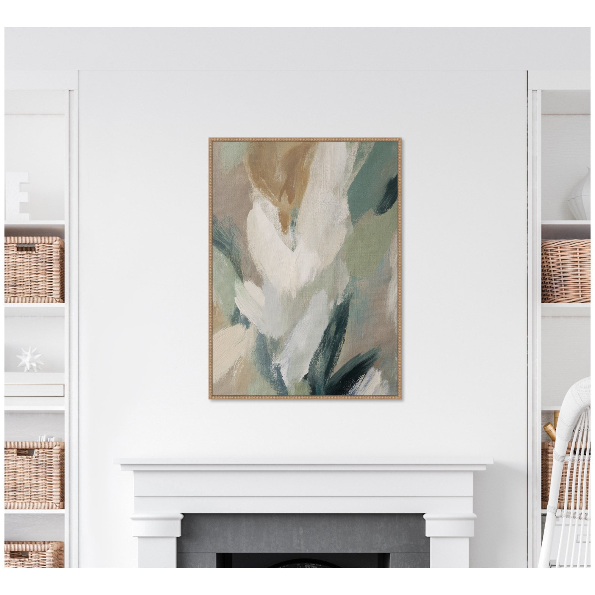 Plant Form No.
1 by Amy Lighthall Framed Canvas Wall Art Print
