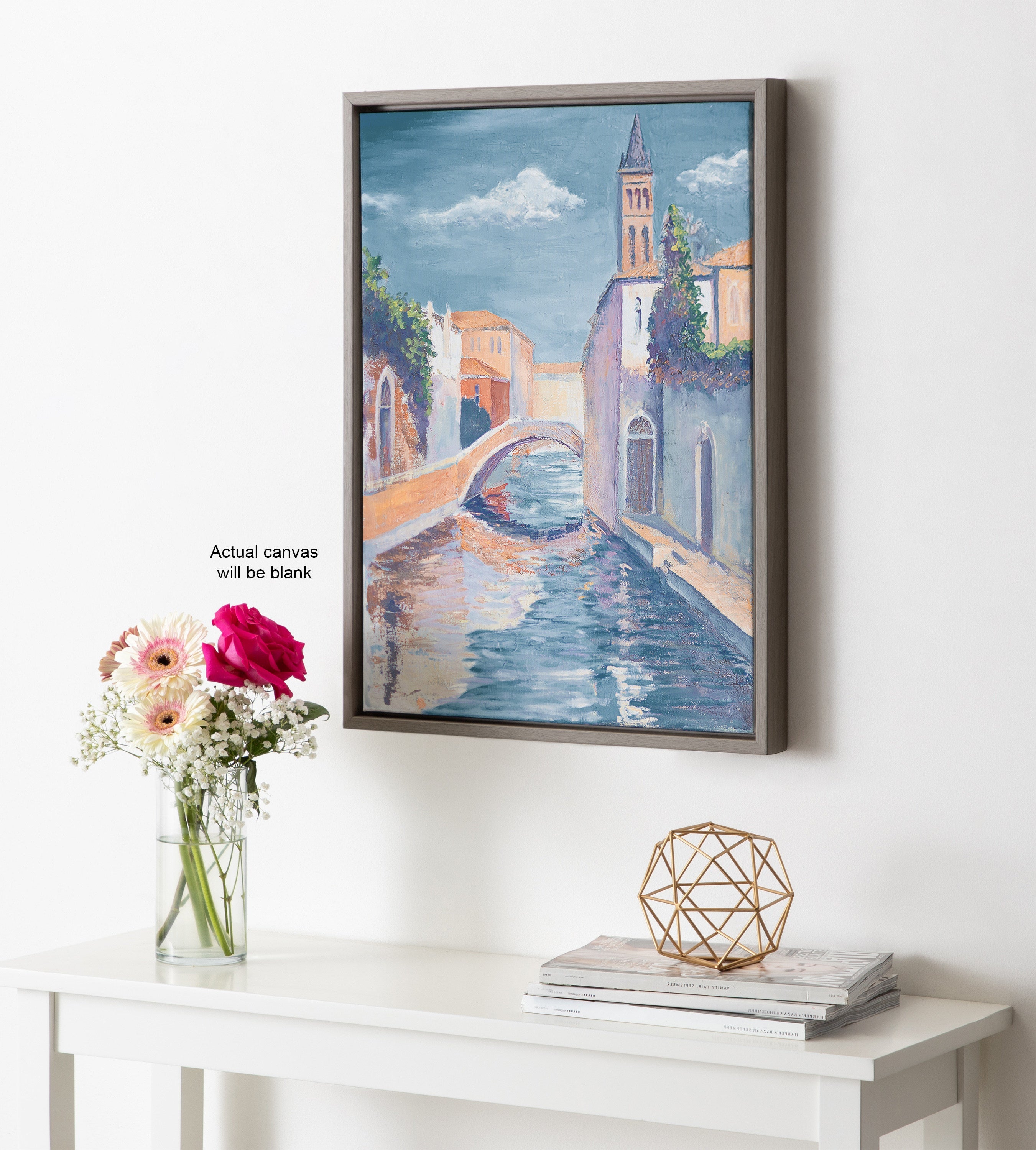 Sylvie Blank Framed Canvas 18x24