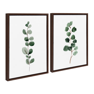 Sylvie Eucalyptus Framed Canvas Set by kateandlaurel - product image 8 for Resin Society