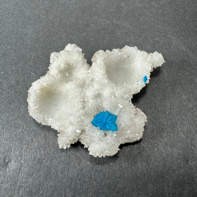 Cavansite Ball 'Floaters' on Stilbite MD by Rare Earth Gallery