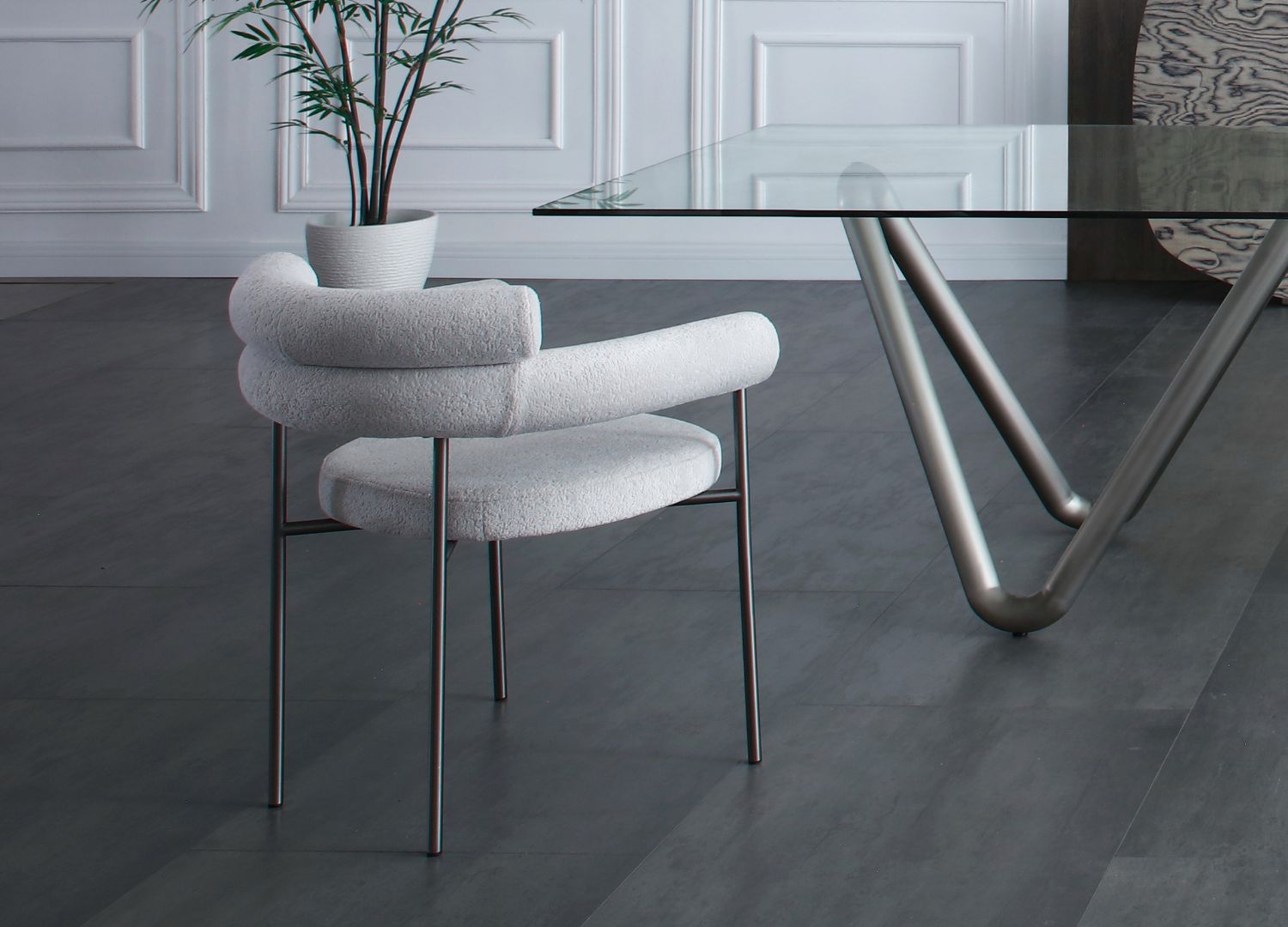 Ella Dining Armchair detail image - Resin Society