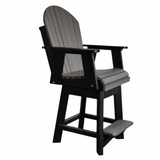 2' Swivel Adirondack Chair in counter height with woodgrain finish by Dutch Country Patio, LLC