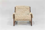 Chair & Ottoman – Tresori with Flamed Ash Arms (Wenge) by Enrico Bartolini - product image 3 for Resin Society