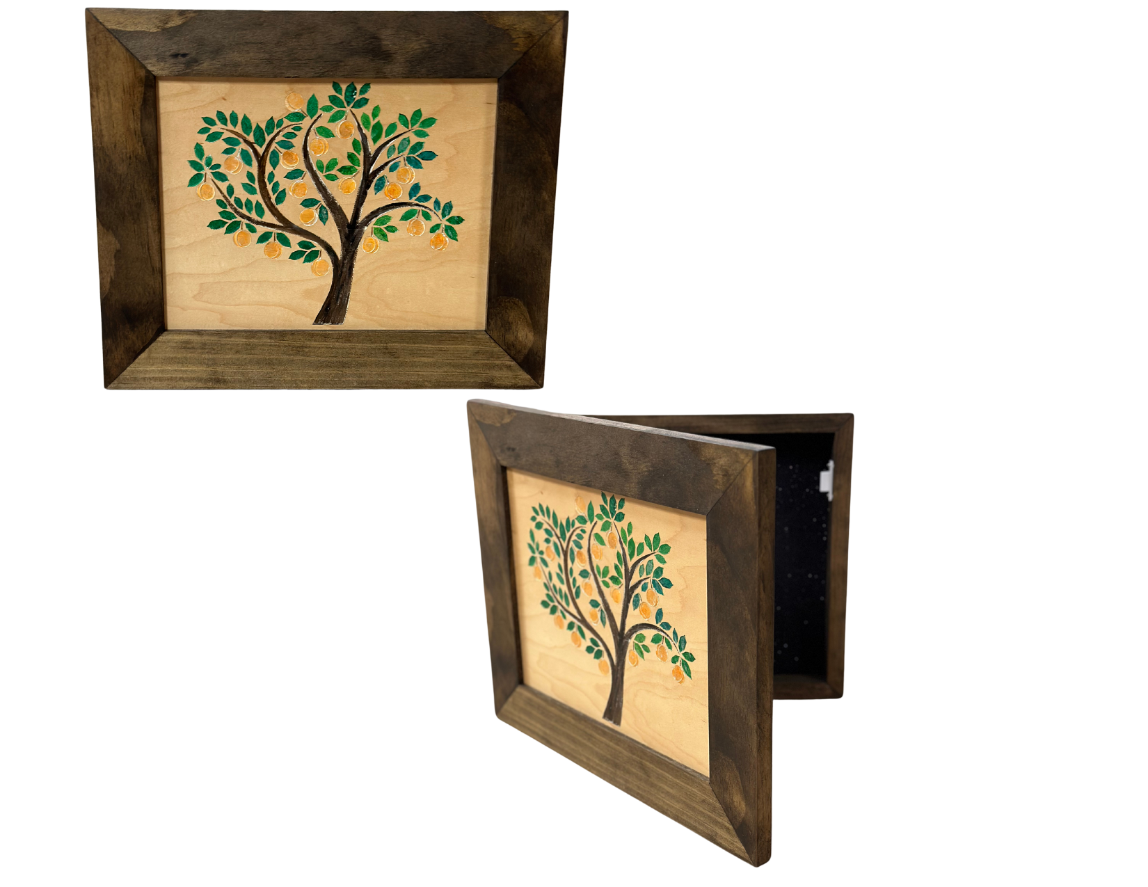 Peach Tree Decorative & Secure Wall-Mounted Gun Cabinet by Bellewood Designs - main product image for Resin Society