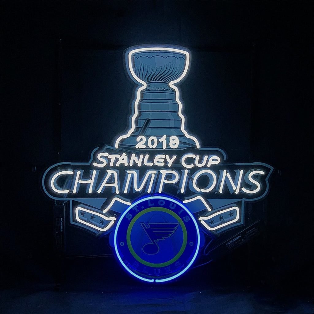 2019 Stanley Cup Champions St. Louis Blues Neon Signs by Neon Signs Land - main product image for Resin Society
