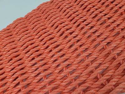 Handmade solid color rope door mat in various colors and sizes