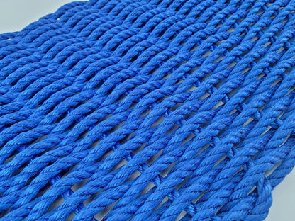Handmade solid color rope door mat in various colors and sizes