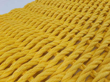 Handmade solid color rope door mat in various colors and sizes