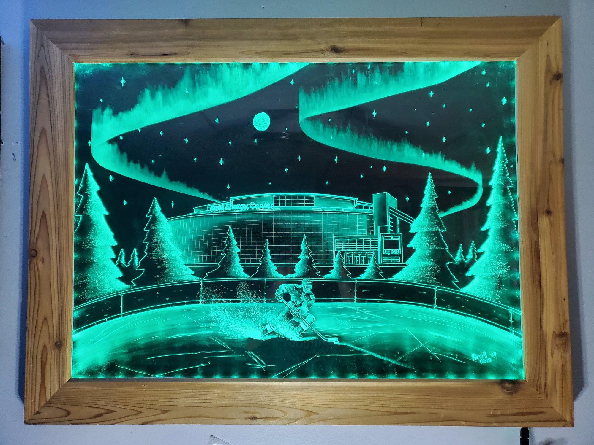 WILD Night (framed design) by D-Lighted Designs - main product image for Resin Society