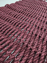 Handmade solid color rope door mat in various colors and sizes