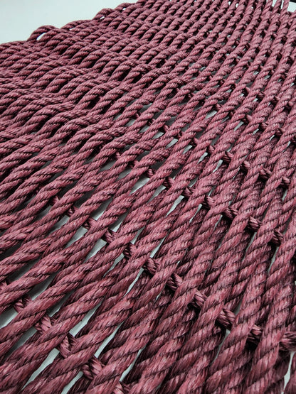 Handmade solid color rope door mat in various colors and sizes