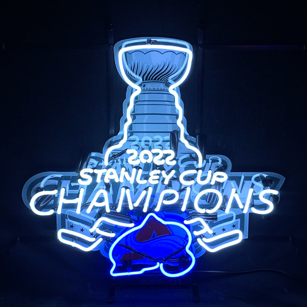 2022 Stanley Cup Champions Colorado Avalanche Neon Signs Light by Neon Signs Land - main product image for Resin Society