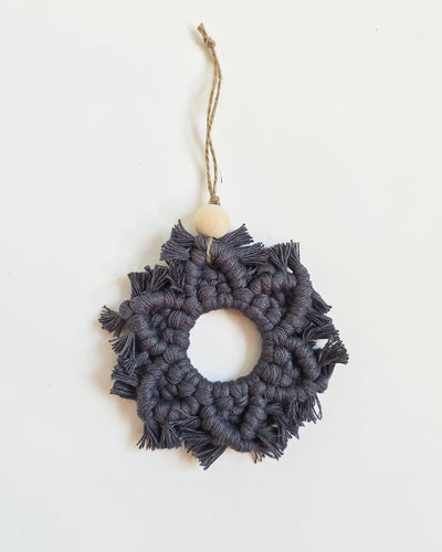 Macrame Snowflake Ornament