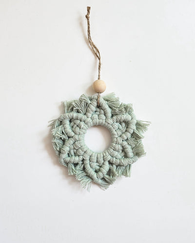 Macrame Snowflake Ornament