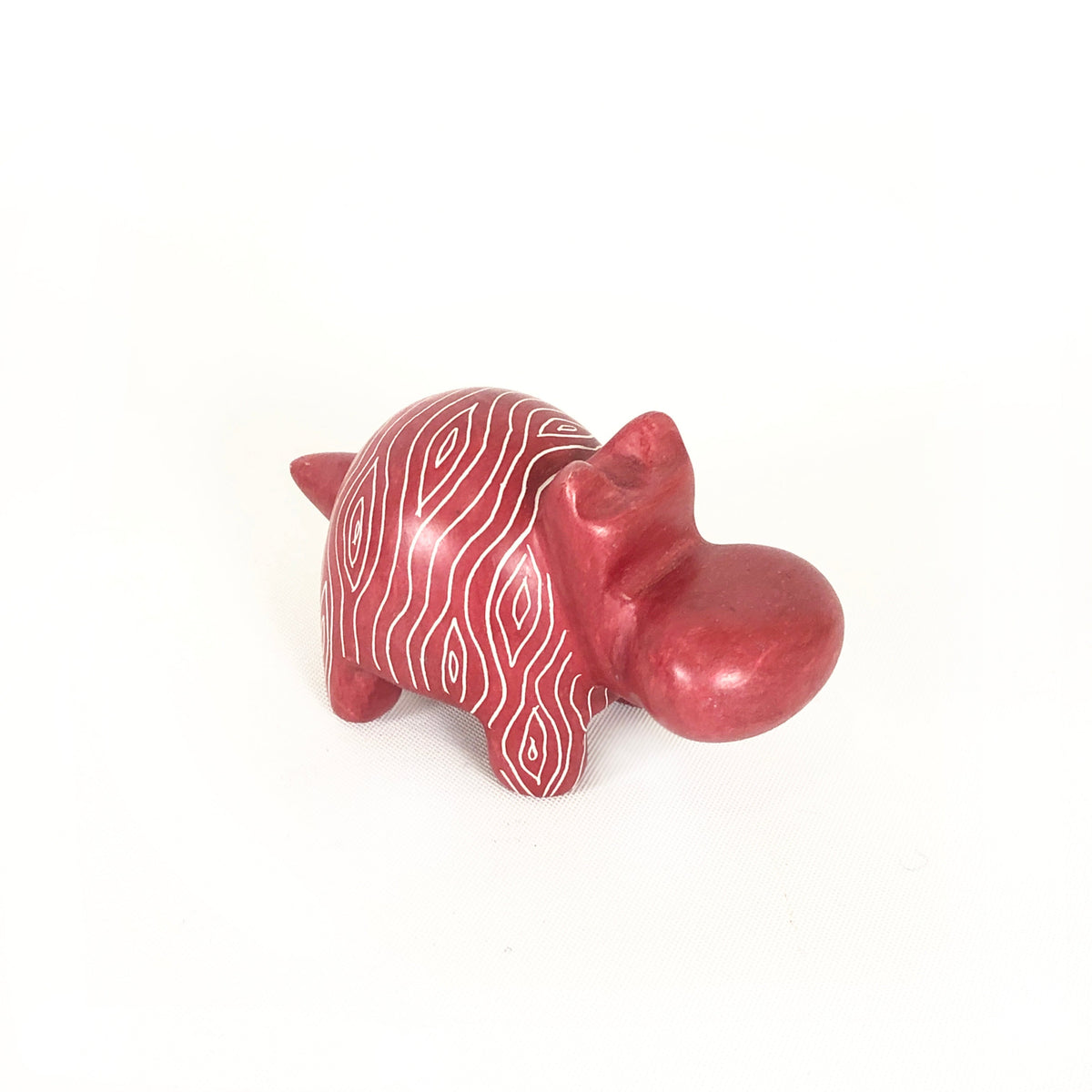 Rosé Hippo - Soapstone by Mbare Ltd - product image 5 for Resin Society