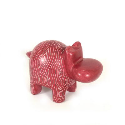 Rosé Hippo - Soapstone by Mbare Ltd - product image 6 for Resin Society