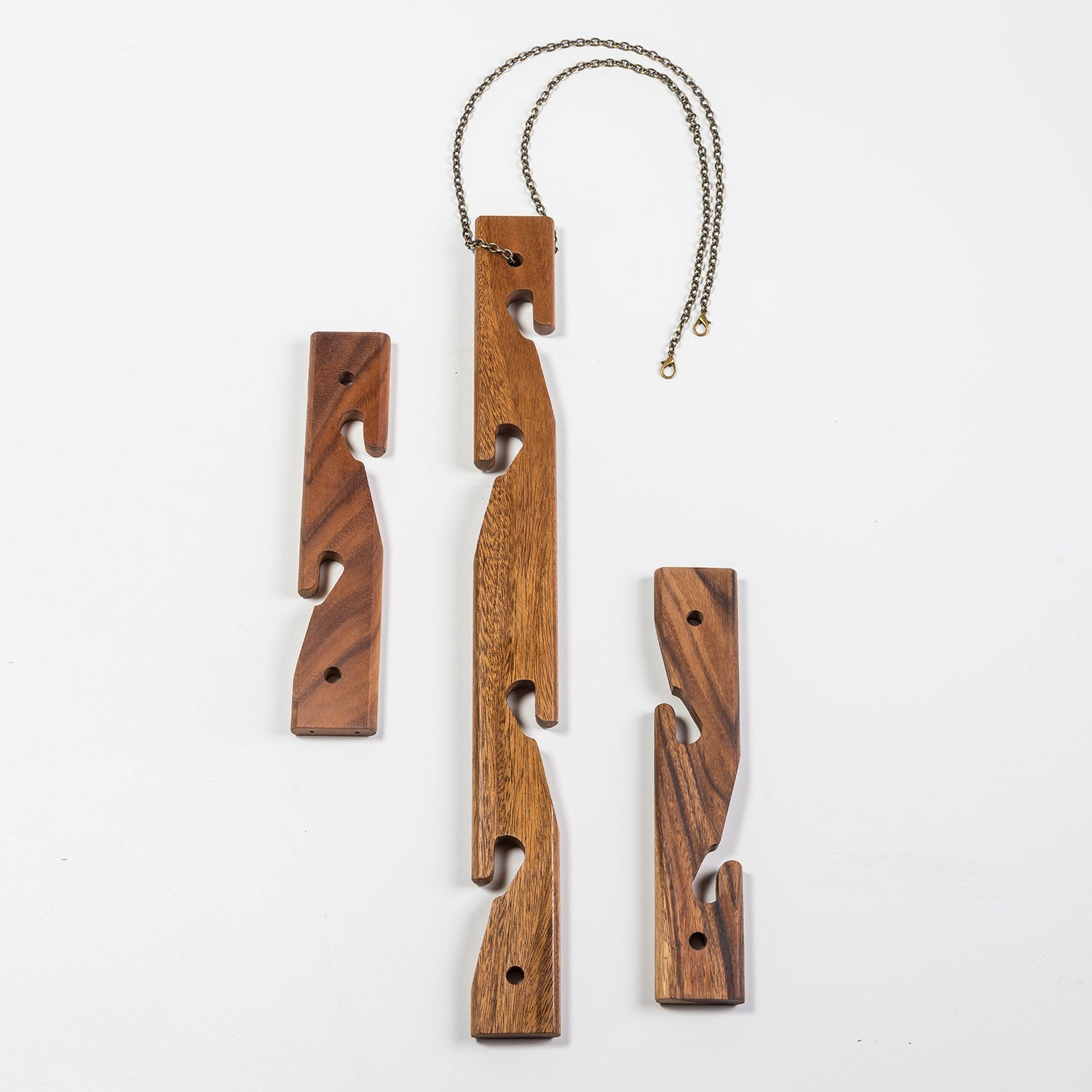 6 Pot Hanging Plant Holder - 3 piece set by Kalmar Home - product image 2 for Resin Society