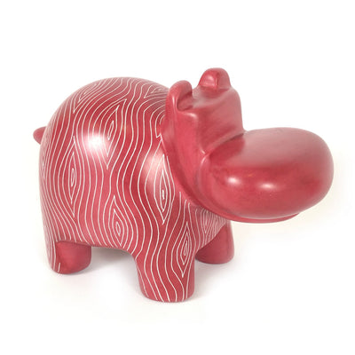 Rosé Hippo - Soapstone by Mbare Ltd - product image 7 for Resin Society