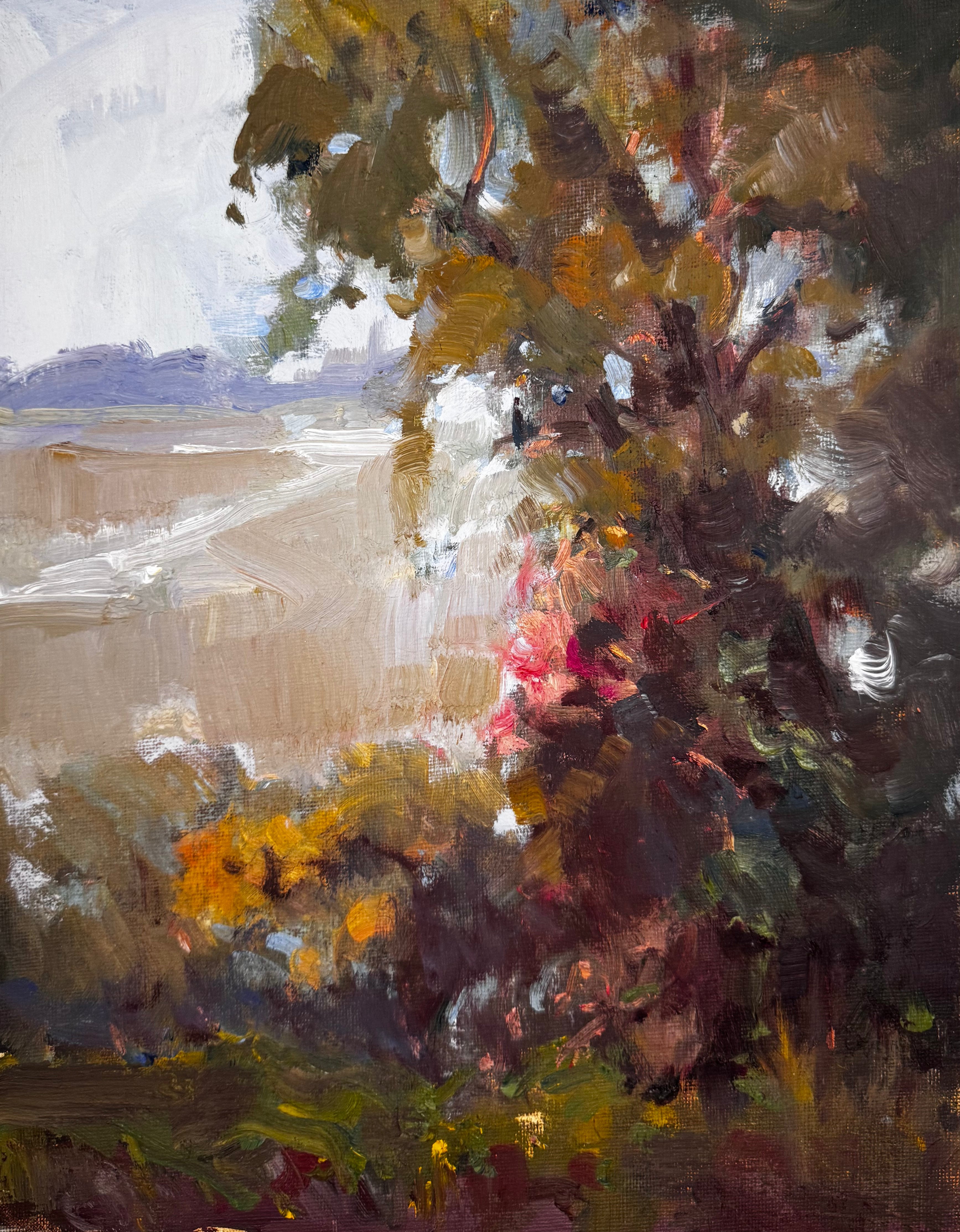 Original plein air board painting titled Twenty by John Beard Collection