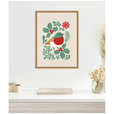Sylvie Framed Canvas Christmas Icons Prima Set 1 by Dominique Vari