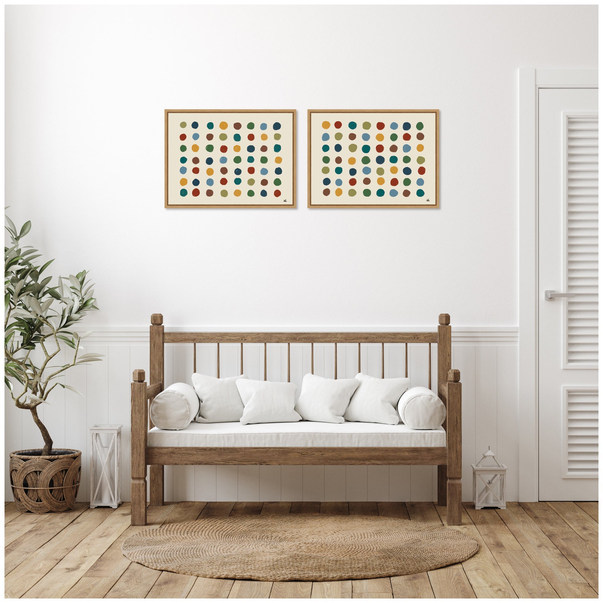 Meditation No.3 2 Piece Framed Canvas Wall Art Set by Kelly Knaga