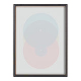 Blake Colorful Records Blue Red Framed Printed Glass by kateandlaurel - product image 4 for Resin Society
