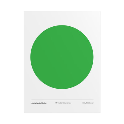 Just a Spot of Color (Grass Green) by Holly McWhorter Art: Paintings and Art Prints - product image 2 for Resin Society