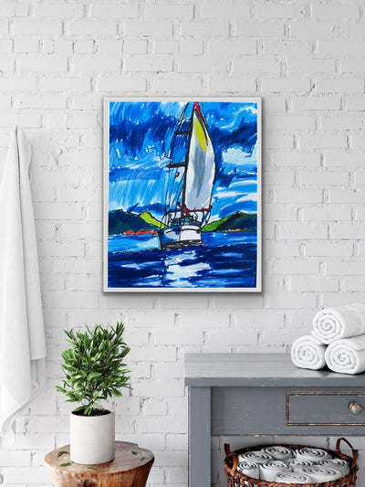 Sailing boat - Art Prints detail image - Resin Society