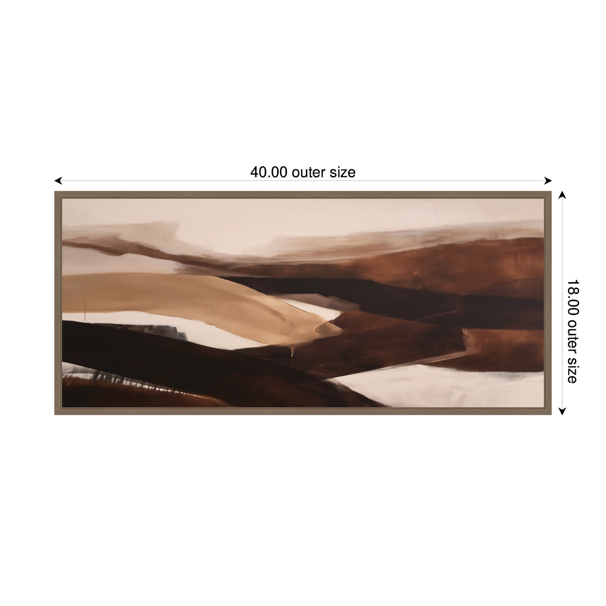Pathway I Panel by Amy Lighthall Framed Canvas Wall Art Print
