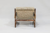 Chair & Ottoman – Tresori with Flamed Ash Arms (Wenge) by Enrico Bartolini - product image 5 for Resin Society
