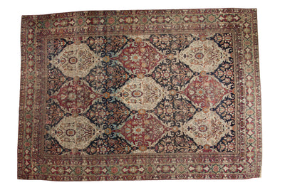 8.5x12 Unusual Antique Lavar Kerman Carpet by Old New House® - main product image for Resin Society