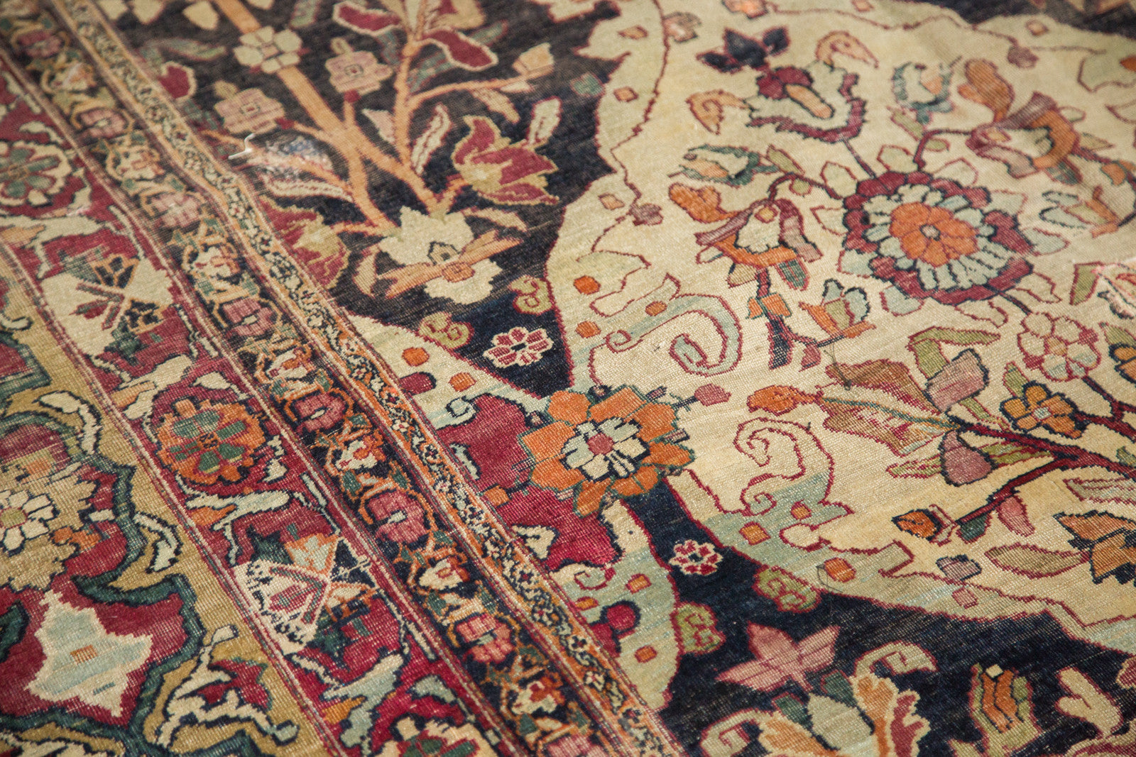 8.5x12 Unusual Antique Lavar Kerman Carpet by Old New House® - product image 4 for Resin Society