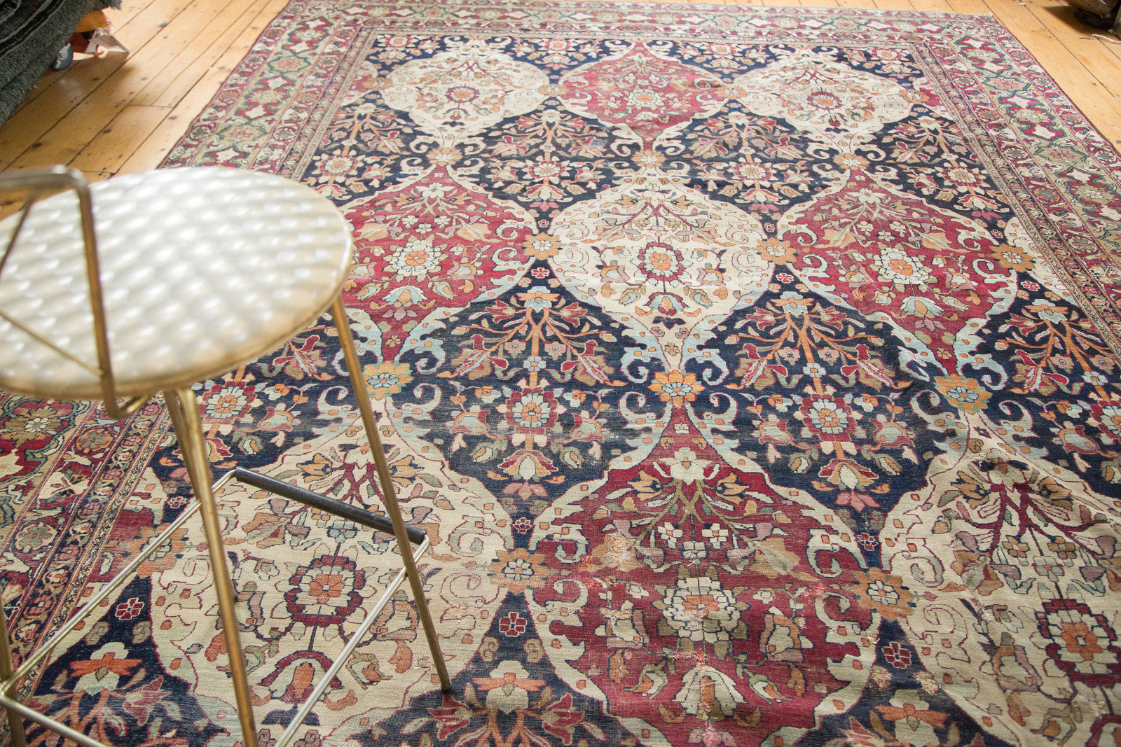 8.5x12 Unusual Antique Lavar Kerman Carpet by Old New House® - product image 11 for Resin Society