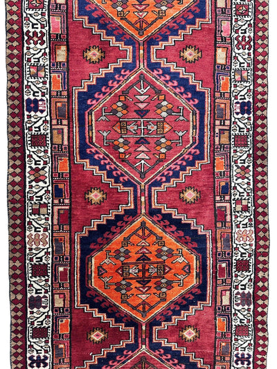 Vintage Persian Sarab Wool Runner Rug 3’4 x 10’7” by Rugistan - product image 5 for Resin Society