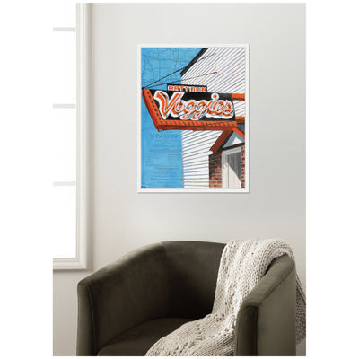 Veggies by Krista V.
Allenstein Framed Canvas Wall Art Print