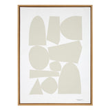 Sylvie Constructed II Neutral Framed Canvas
