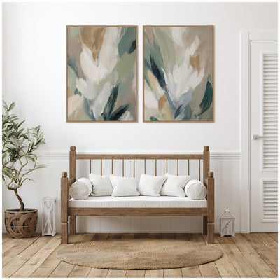 Plant Form No.
1 & No.
2 2 Piece Framed Canvas Wall Art Set by Amy Lighthall